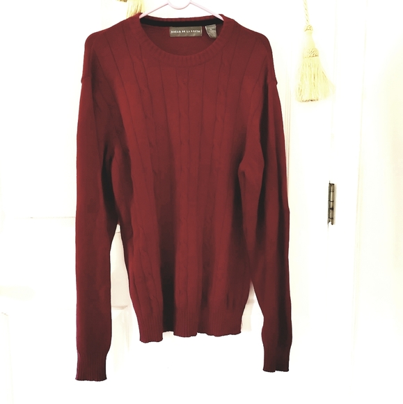 Men's Oscar De LA Renta classic Christmas sweater - Picture 2 of 8